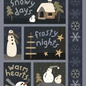 Panneau snowy days and frosty nights