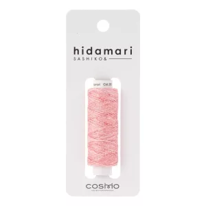 fil à Sashiko chiné rose tendre