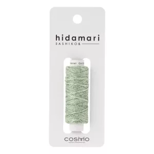 fil à Sashiko chiné vert et bleu