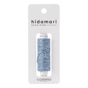 fil à Sashiko chiné bleu djean