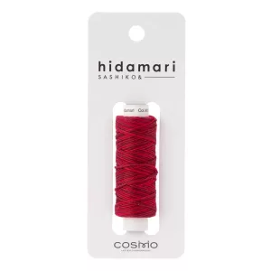 fil à Sashiko degradé rouge rouge profond