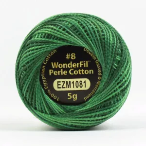 Coton perlé 8 Eléganza "rain forest"