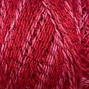 coton perlé Sparkle sparkly Coral