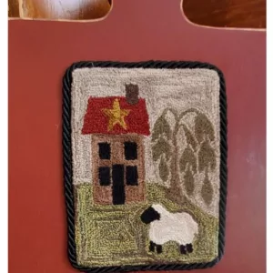 Semi kit punchneedle "simple saltbox"