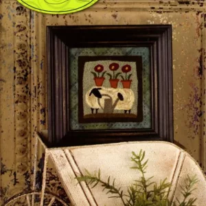 Semi kit punchneedle "Wooly gardener"