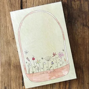 bloc note GM motif panier