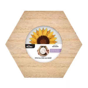 cadre bois format hexagone PM